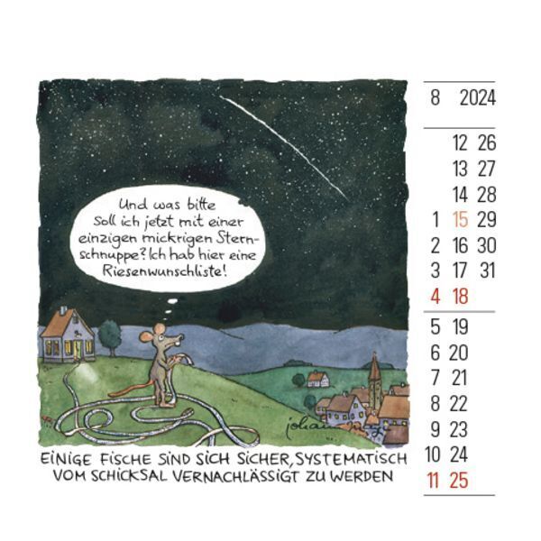 Bild: 9783731870241 | Fische Mini 2024 | Korsch Verlag | Kalender | 13 S. | Deutsch | 2024