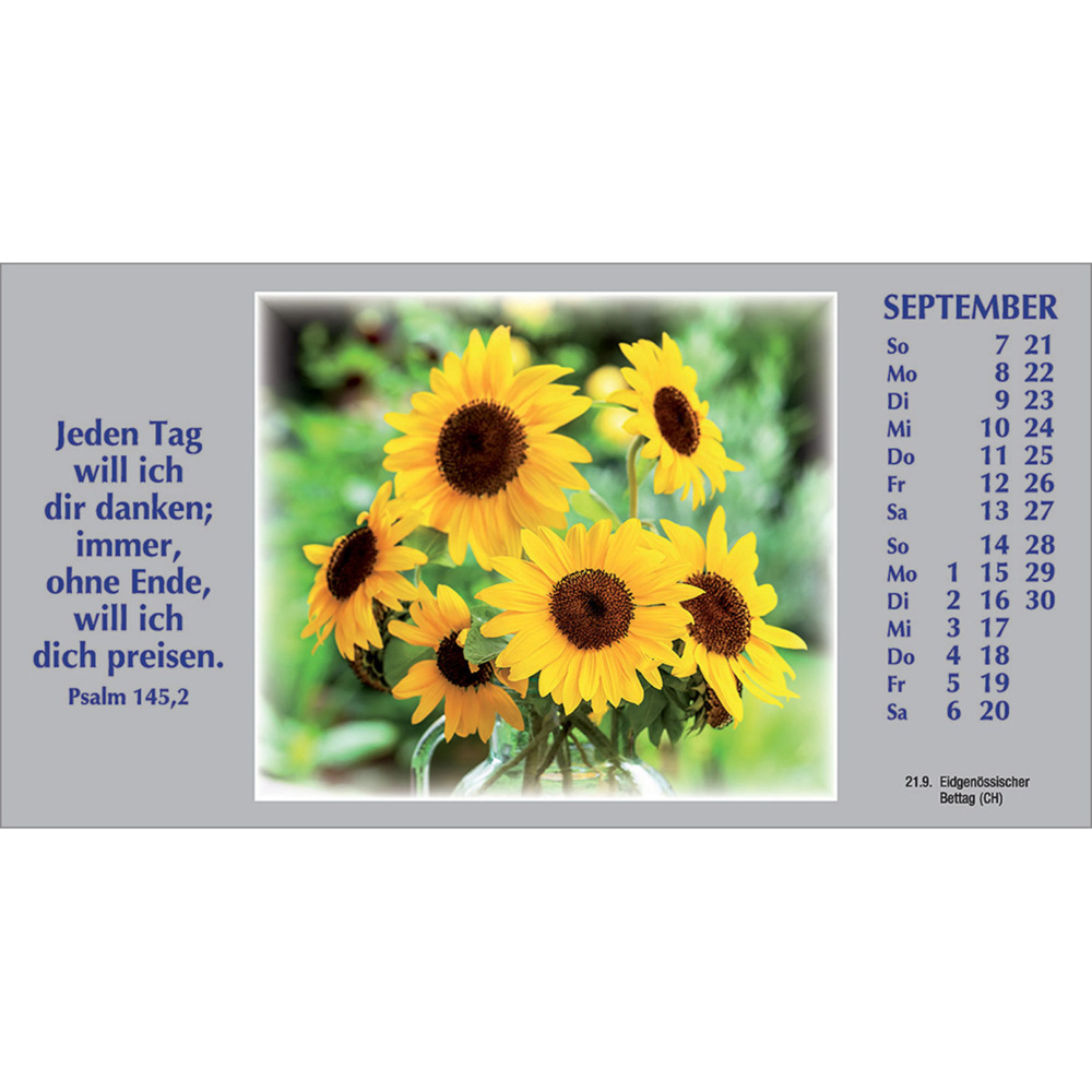 Bild: 9783754886151 | Wege zur Stille 2025 | Autokalender mit Psalmworten und Farbfotos