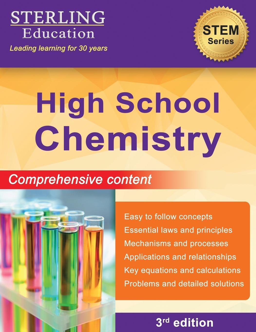 Cover: 9798885570954 | High School Chemistry | Sterling Education | Taschenbuch | Paperback