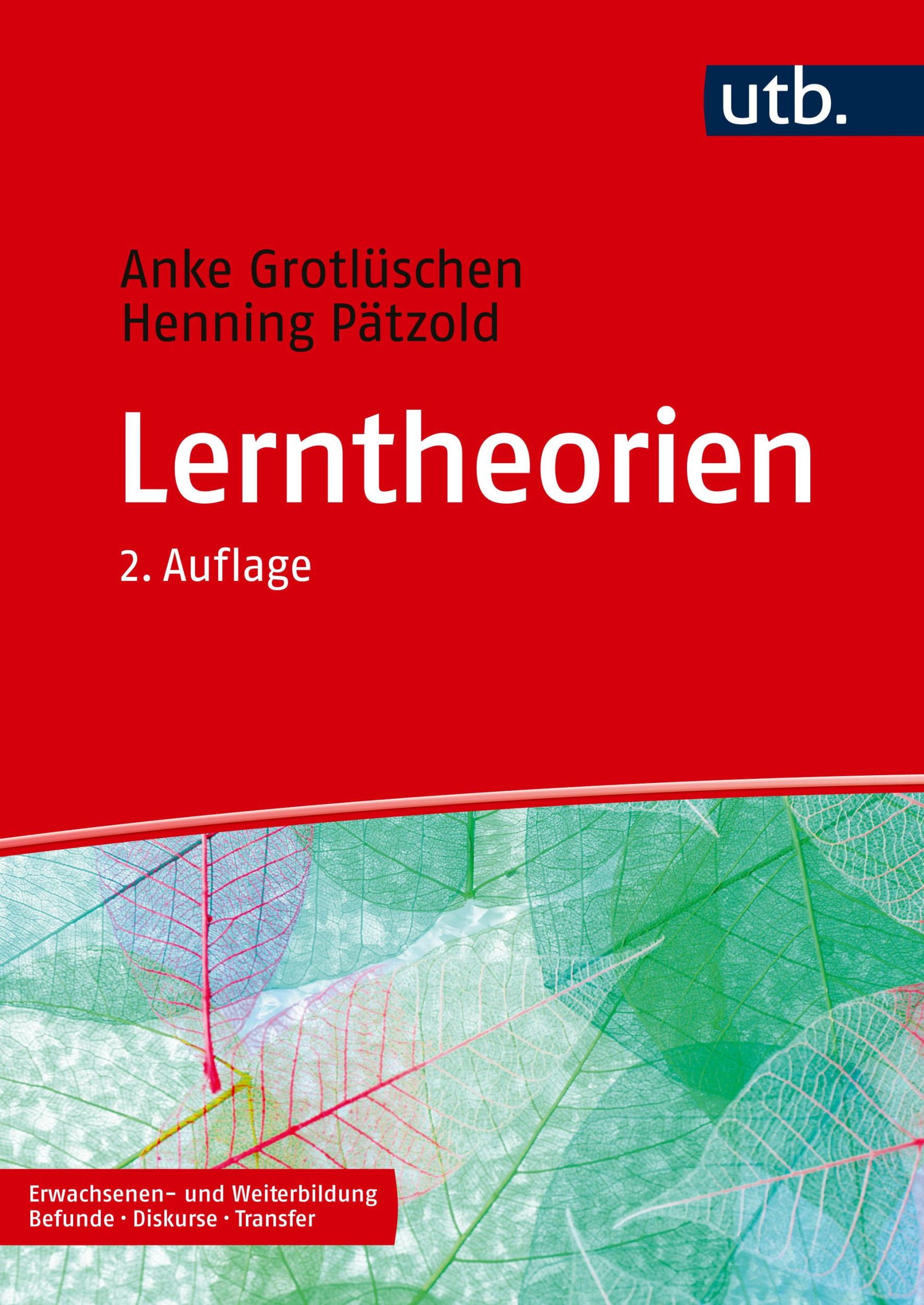 Cover: 9783825264208 | Lerntheorien | in der Erwachsenen- und Weiterbildung | Taschenbuch