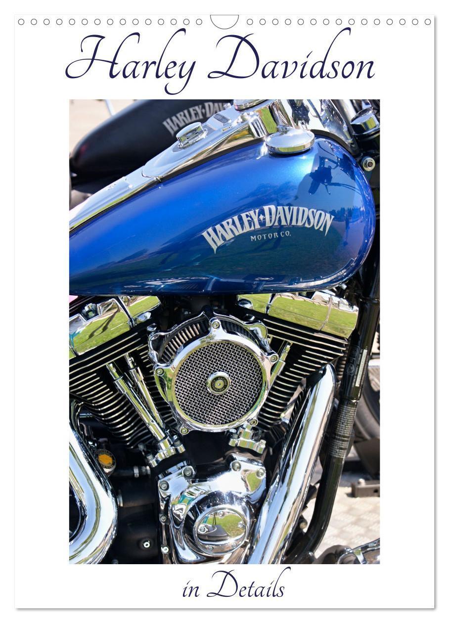 Cover: 9781325846603 | Harley Davidson in Details (Wall Calendar 2024 DIN A3 portrait),...