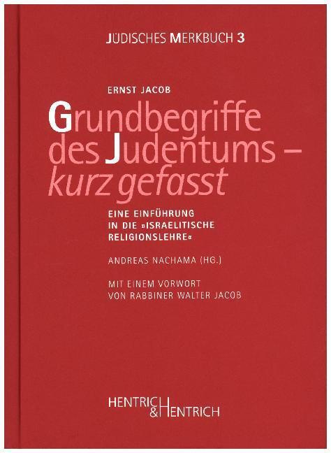 Cover: 9783955651152 | Grundbegriffe des Judentums - kurz gefasst | Ernst Jacob | Buch | 2015