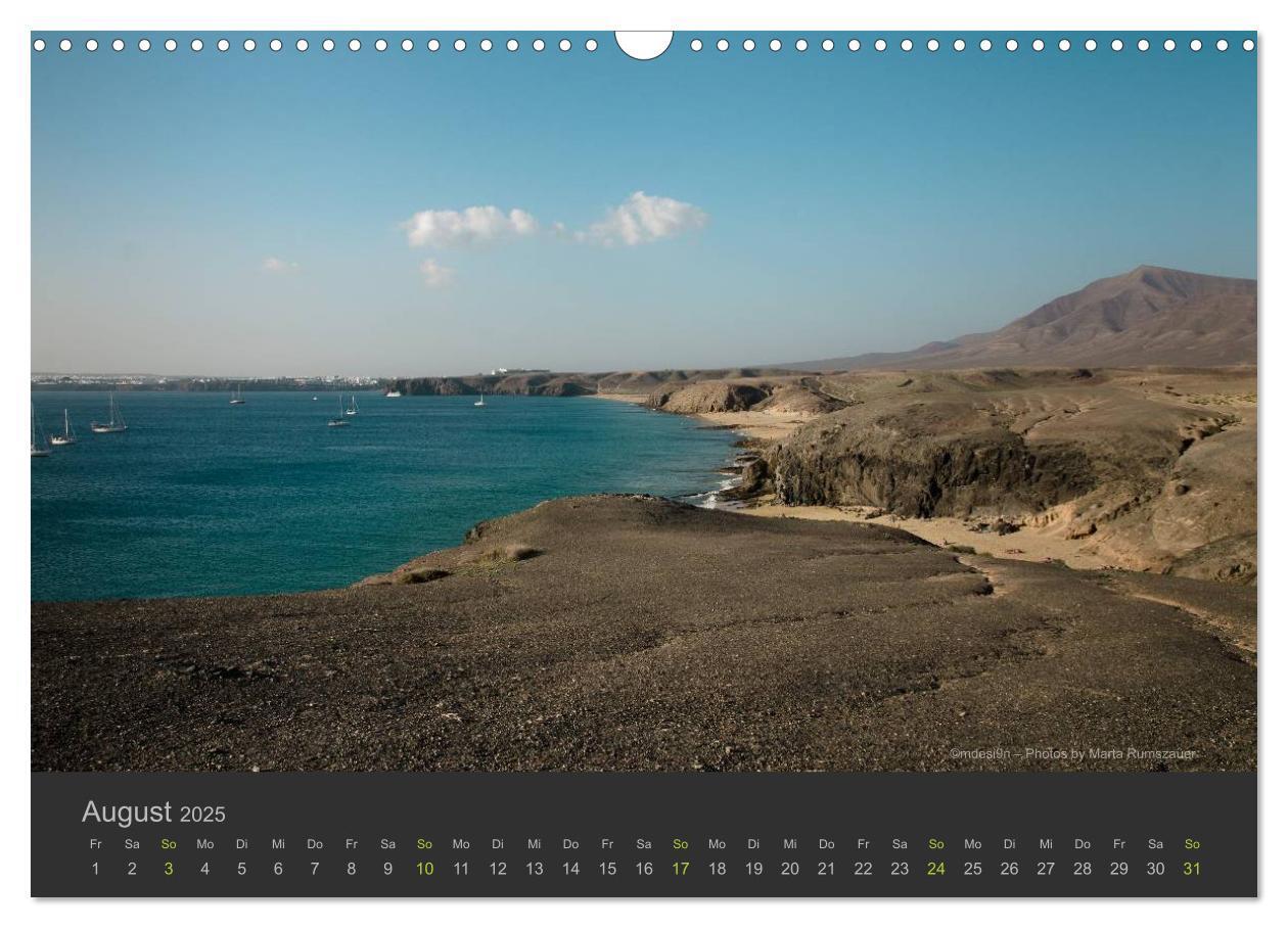 Bild: 9783435496747 | Vulkaninsel ¿ Lanzarote (Wandkalender 2025 DIN A3 quer), CALVENDO...