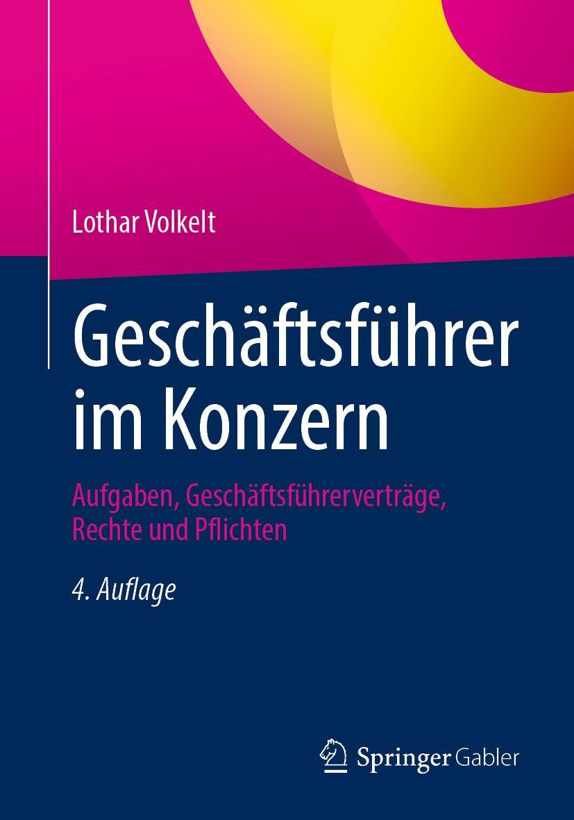 Cover: 9783658407759 | Geschäftsführer im Konzern | Lothar Volkelt | Taschenbuch | Paperback