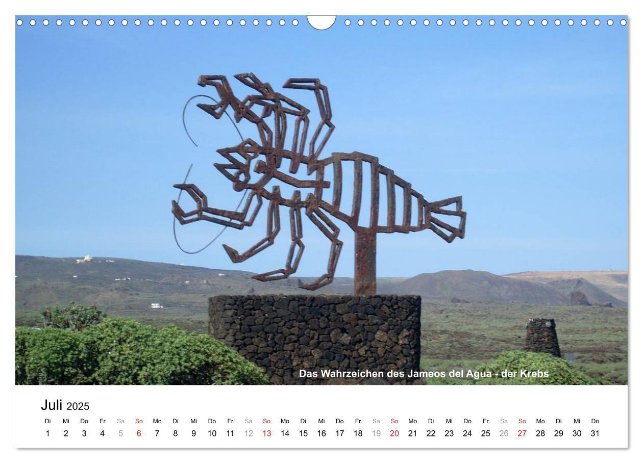 Bild: 9783435764938 | Die Canarischen Inseln - Lanzarote (Wandkalender 2025 DIN A3 quer),...