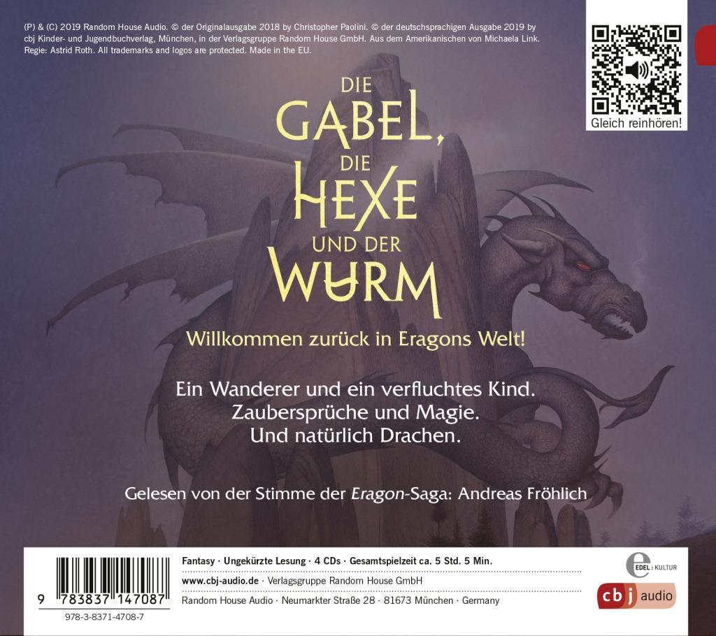 Bild: 9783837147087 | Die Gabel, die Hexe und der Wurm. Geschichten aus Alagaësia. Band...