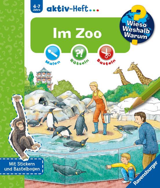 Cover: 9783473326884 | Wieso? Weshalb? Warum? aktiv-Heft: Im Zoo | Stefan Richter | Buch