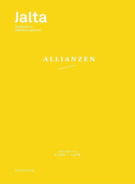 Cover: 9783958081543 | Jalta - Allianzen | Ausgabe 1-2018 / 2-5778 | Micha Brumlik (u. a.)
