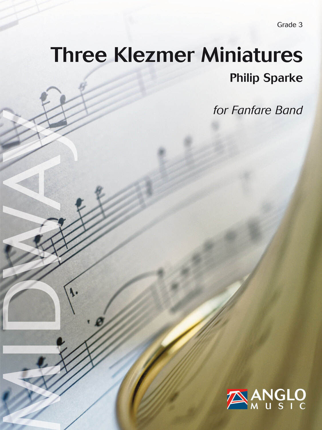 Cover: 9790570298792 | Three Klezmer Miniatures | Philip Sparke | Anglo Music Midway Series