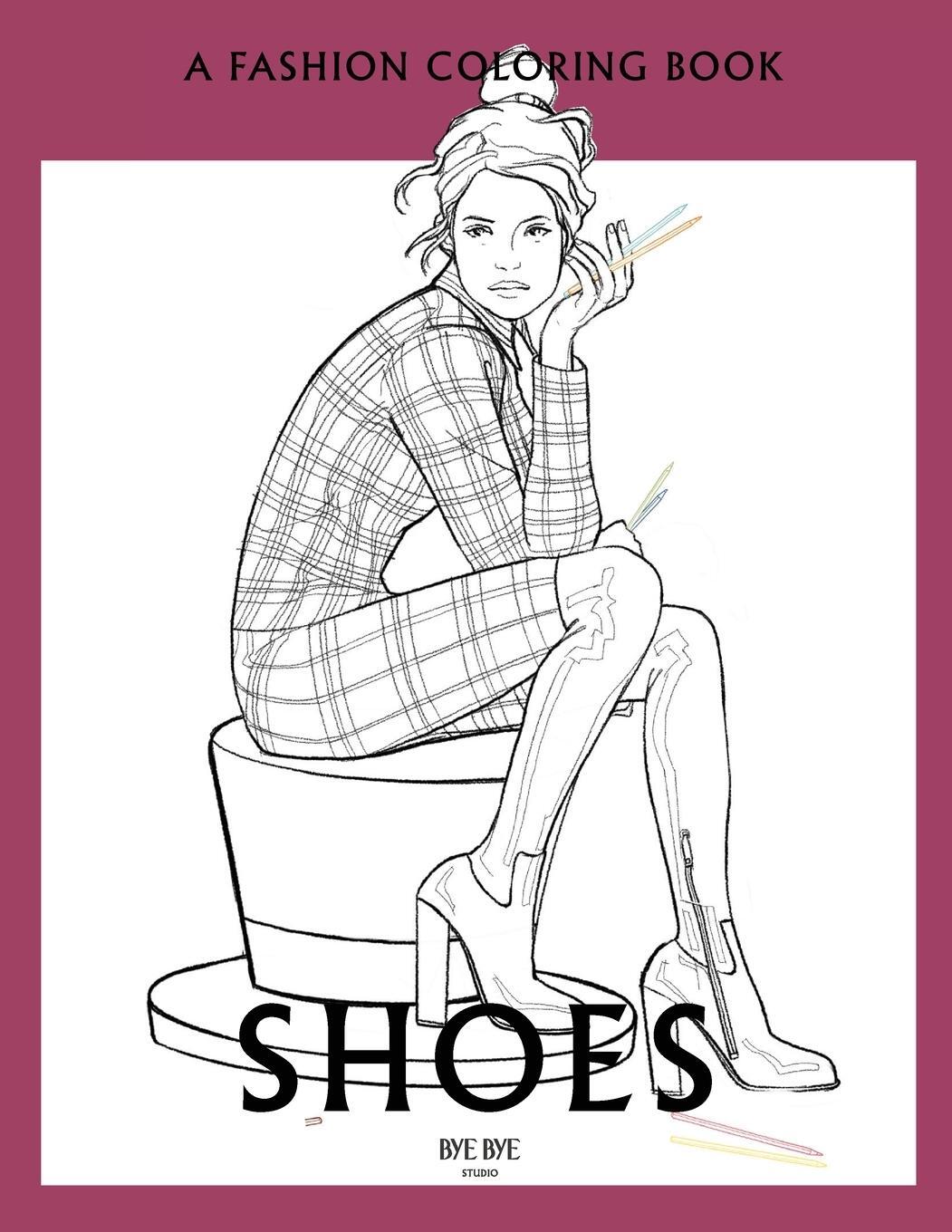 Cover: 9783907433027 | Shoes | A coloring book for Adults and Teenagers | Bye Bye Studio