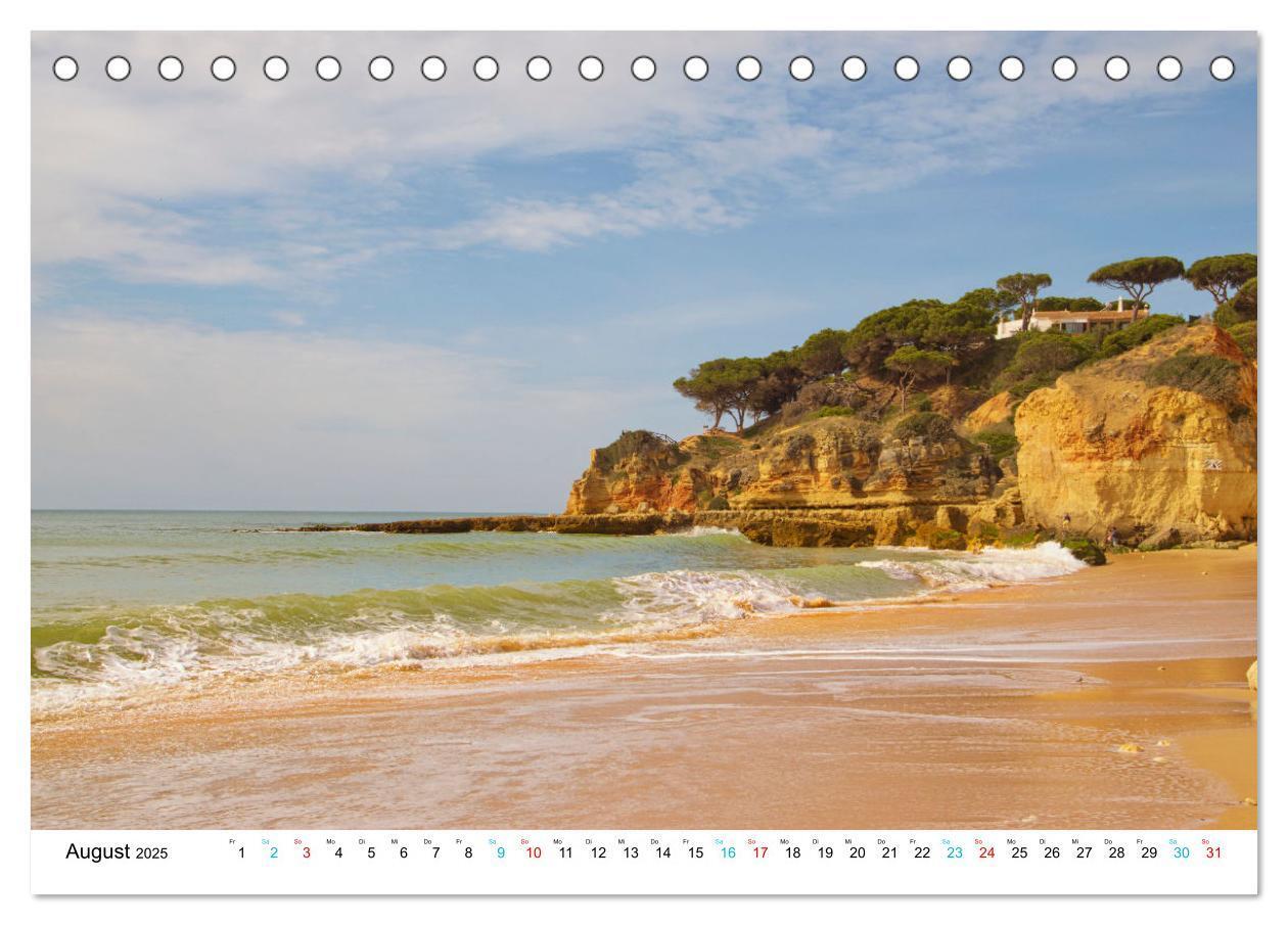 Bild: 9783435091508 | Die Algarve (Tischkalender 2025 DIN A5 quer), CALVENDO Monatskalender