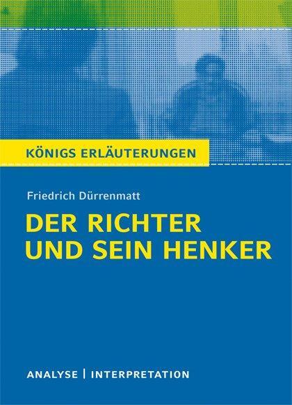Cover: 9783804419261 | Der Richter und sein Henker. Textanalyse und Interpretation zu...