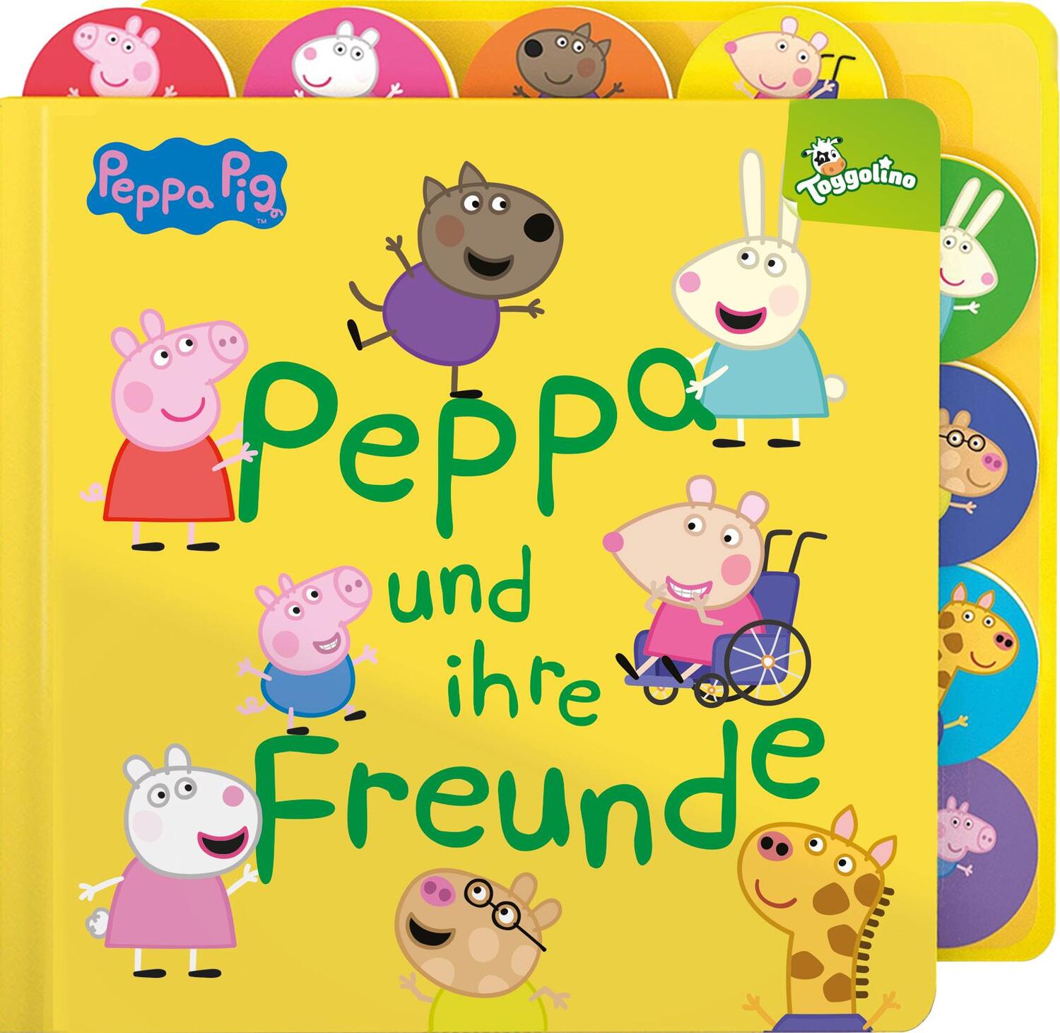 Cover: 9783833245749 | Peppa Pig: Peppa und ihre Freunde | Pappbilderbuch mit Register | Buch