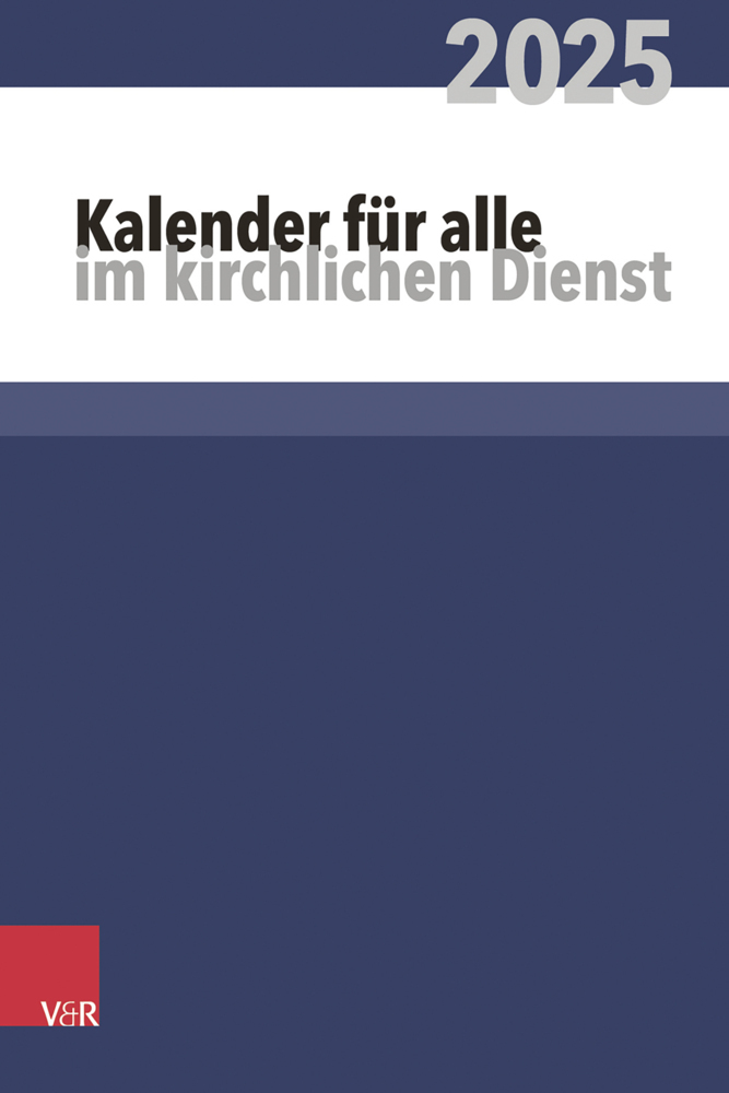 Cover: 9783525652862 | Kalender für alle im kirchlichen Dienst | 2025 | Jana Harle (u. a.)