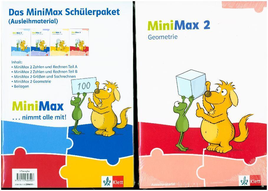 Cover: 9783122806507 | MiniMax 2. Schülerpaket (4 Themenhefte: Zahlen und Rechnen A,...