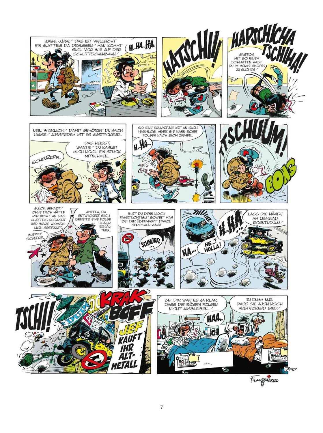 Bild: 9783551742209 | Gaston Neuedition 16: Pfeifen, Pech und Pannen | André Franquin | Buch