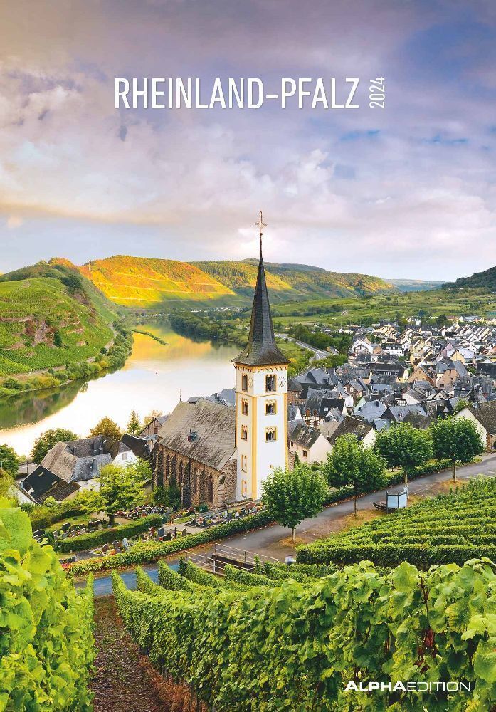 Cover: 4251732335021 | Rheinland-Pfalz 2024 - Bild-Kalender 23,7x34 cm - Regional-Kalender...
