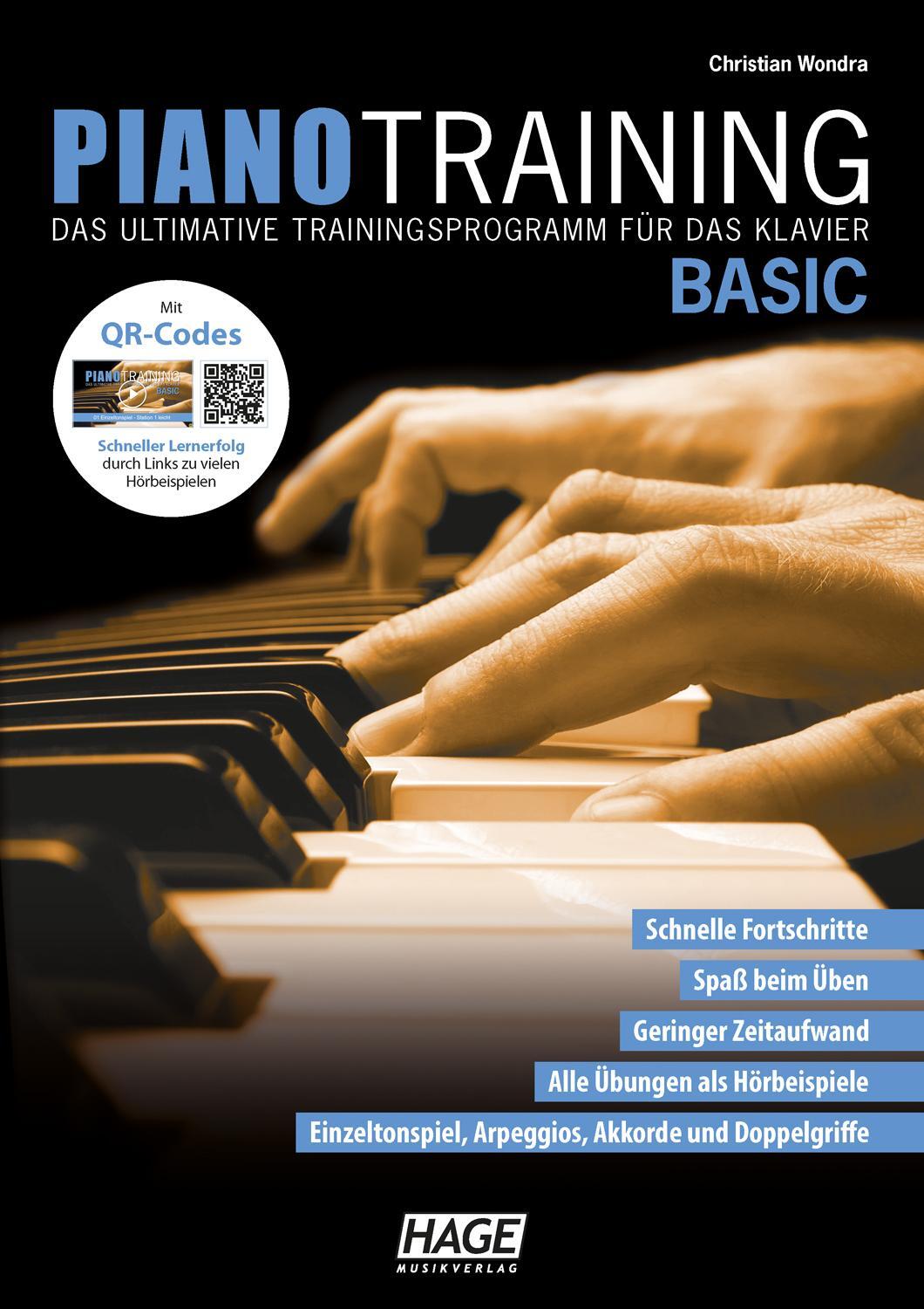 Cover: 9783866262157 | Piano Training Basic (mit CD) | Christian Wondra | Broschüre | Deutsch