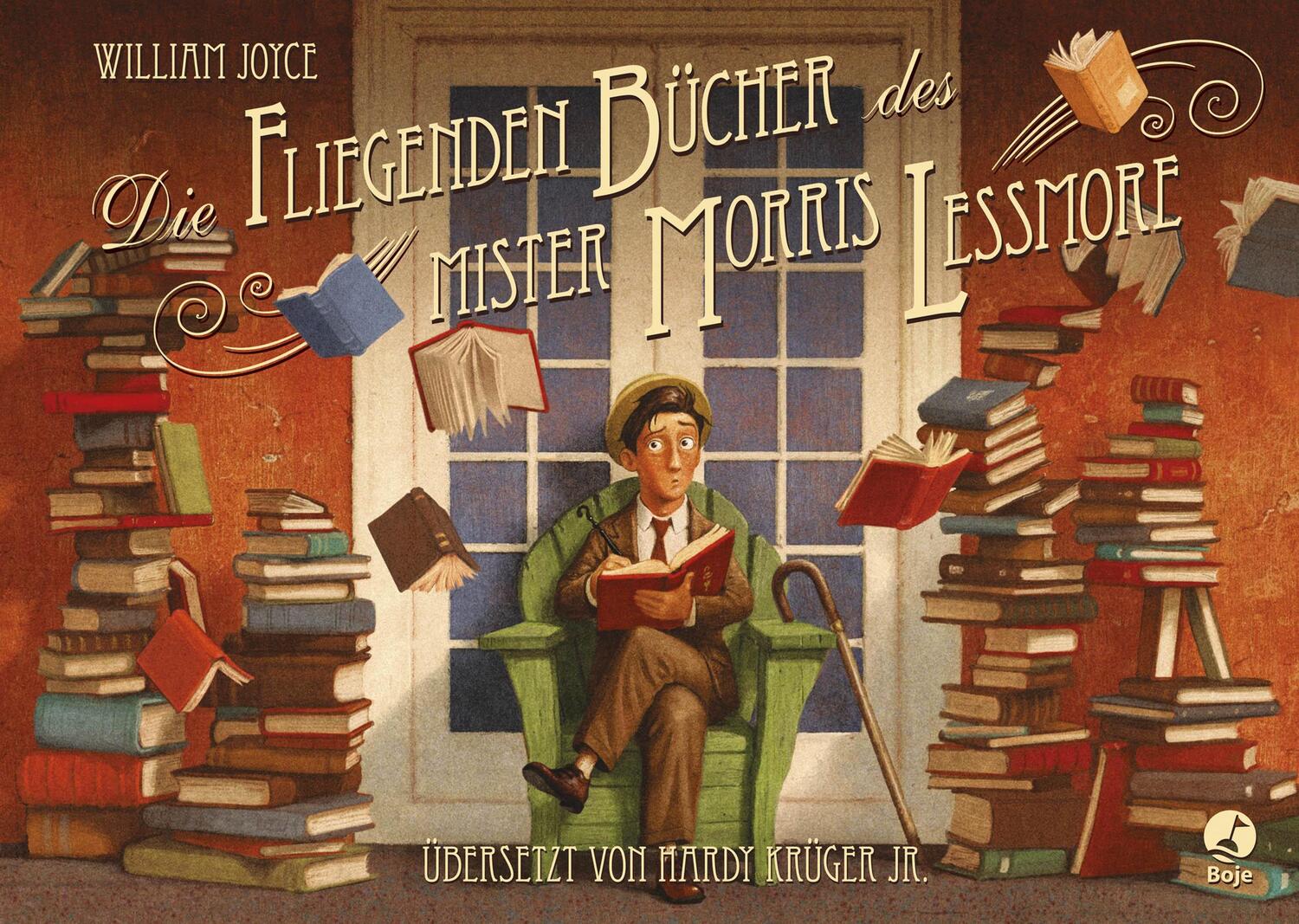 Cover: 9783414823441 | Die fliegenden Bücher des Mister Morris Lessmore | William Joyce
