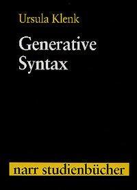 Cover: 9783823349945 | Generative Syntax | narr studienbücher | Ursula Klenk | Taschenbuch