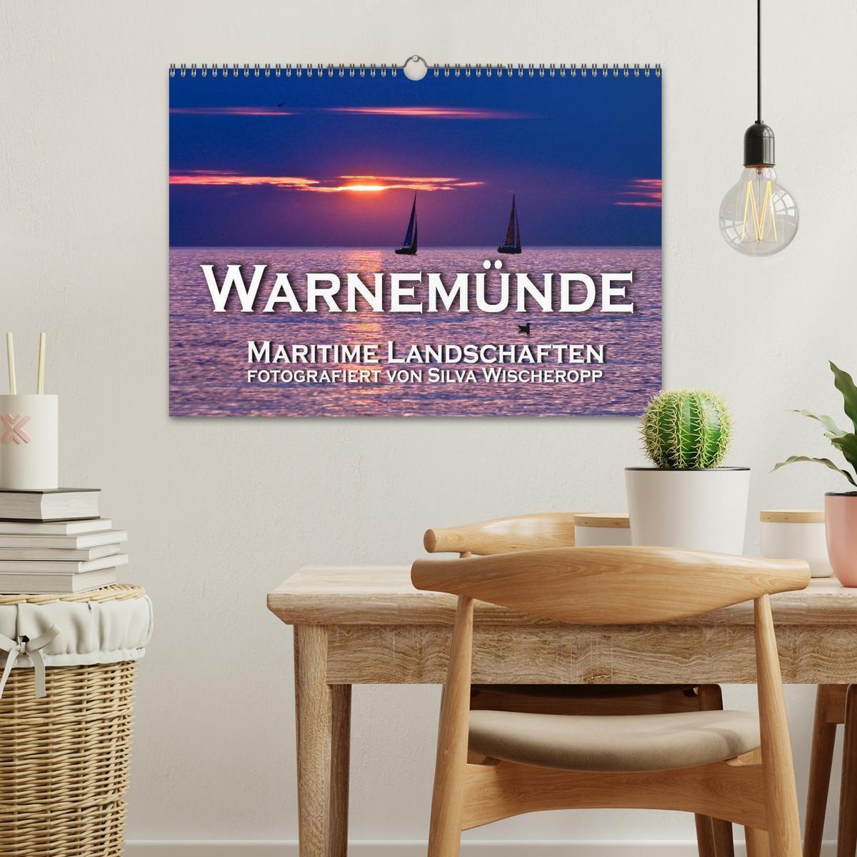 Bild: 9783435708116 | Warnemünde - Maritime Landschaften (Wandkalender 2025 DIN A3 quer),...