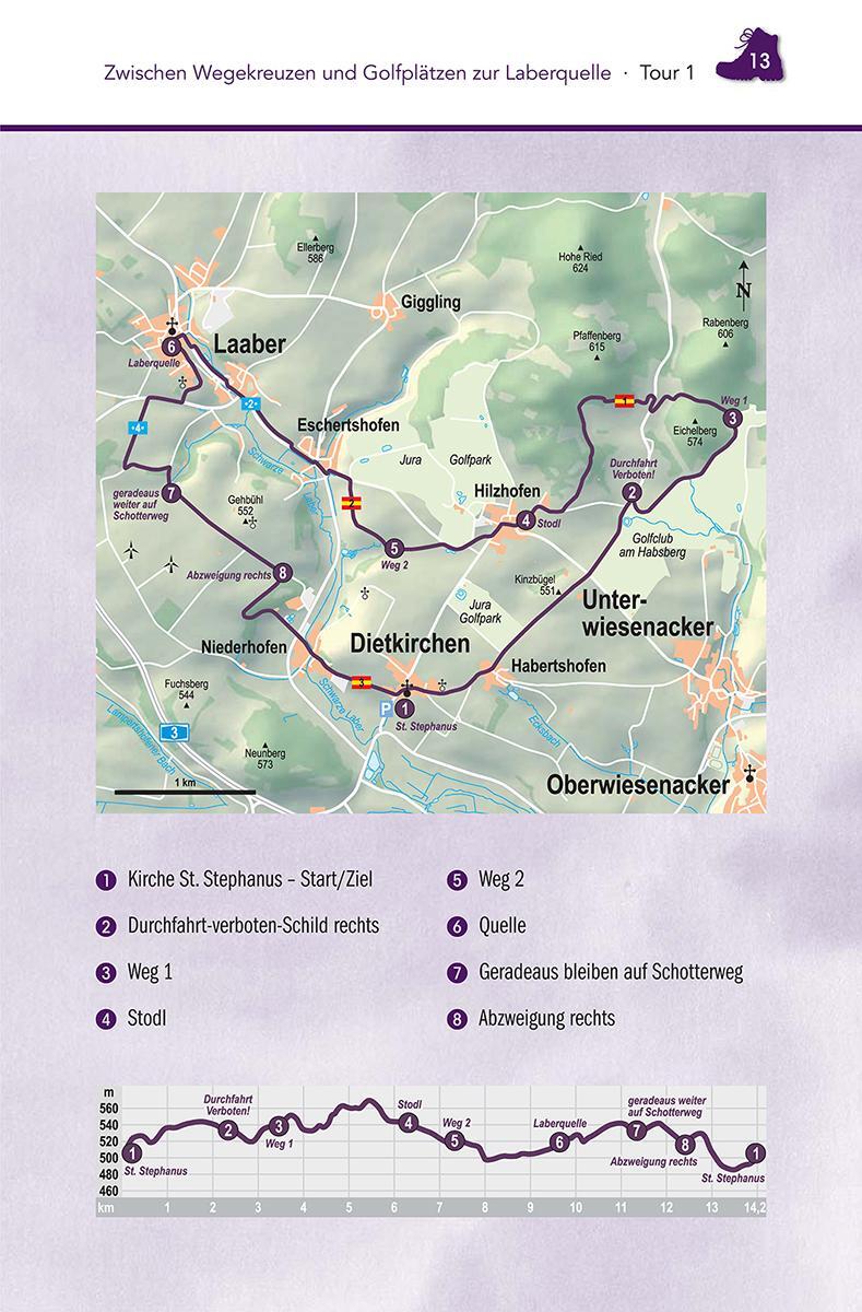 Bild: 9783955874070 | Wanderführer Oberpfälzer Jura &amp; Tal der Schwarzen Laber | Ehrensberger