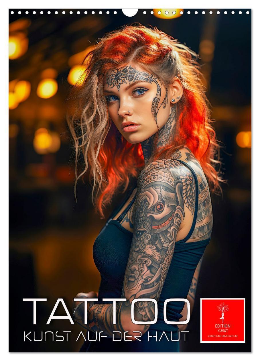 Cover: 9783383685194 | Tattoo Kunst auf der Haut (Wandkalender 2024 DIN A3 hoch), CALVENDO...