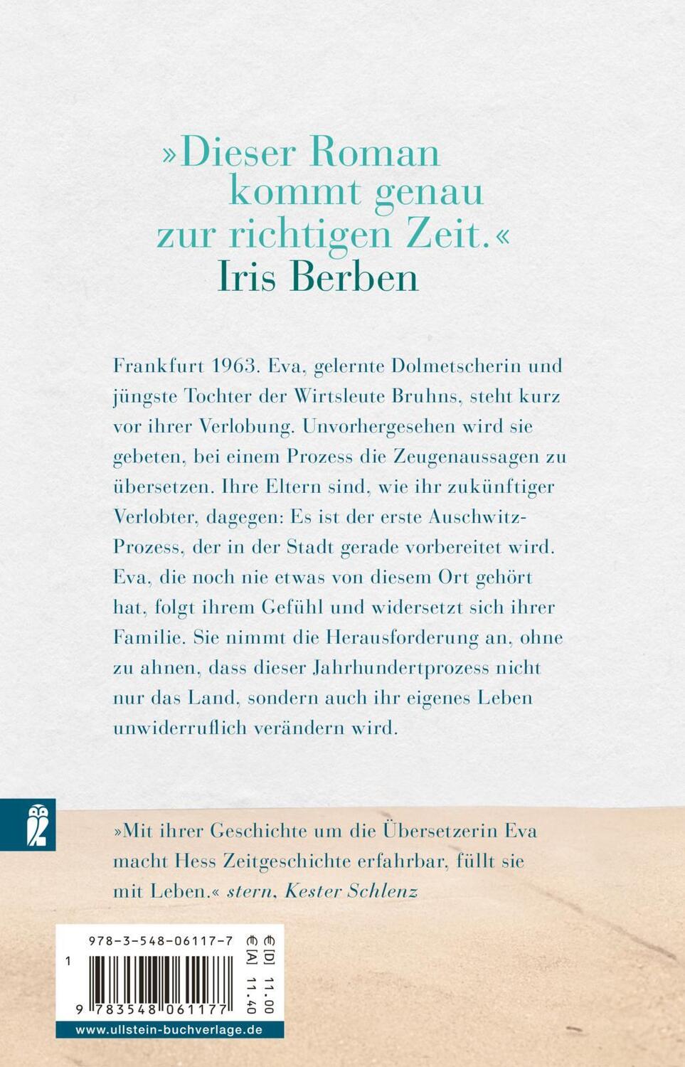 Rückseite: 9783548061177 | Deutsches Haus | Annette Hess | Taschenbuch | 368 S. | Deutsch | 2019
