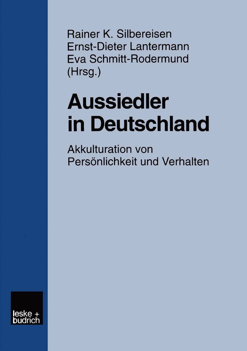 Cover: 9783810019943 | Aussiedler in Deutschland | Rainer K. Silbereisen (u. a.) | Buch