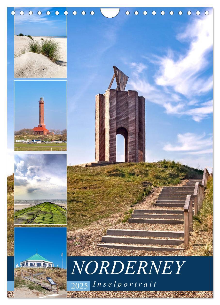 Cover: 9783435970018 | Norderney Inselportrait (Wandkalender 2025 DIN A4 hoch), CALVENDO...