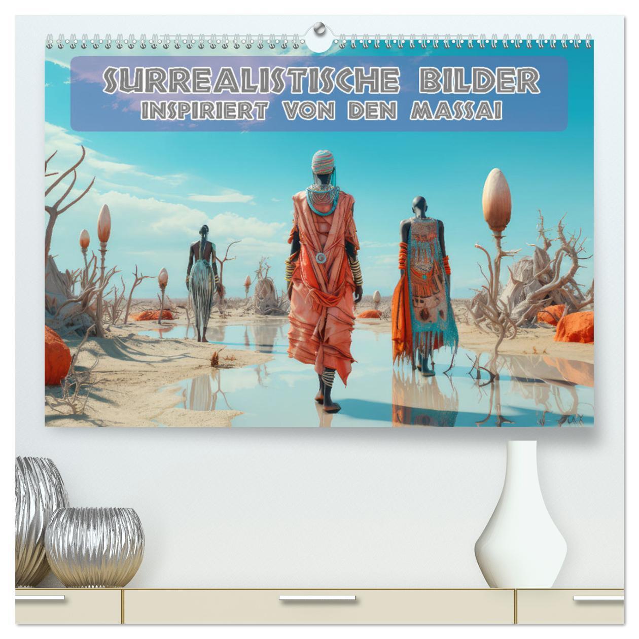 Cover: 9783383696121 | Surrealistische Bilder - Inspiriert von den Massai (hochwertiger...