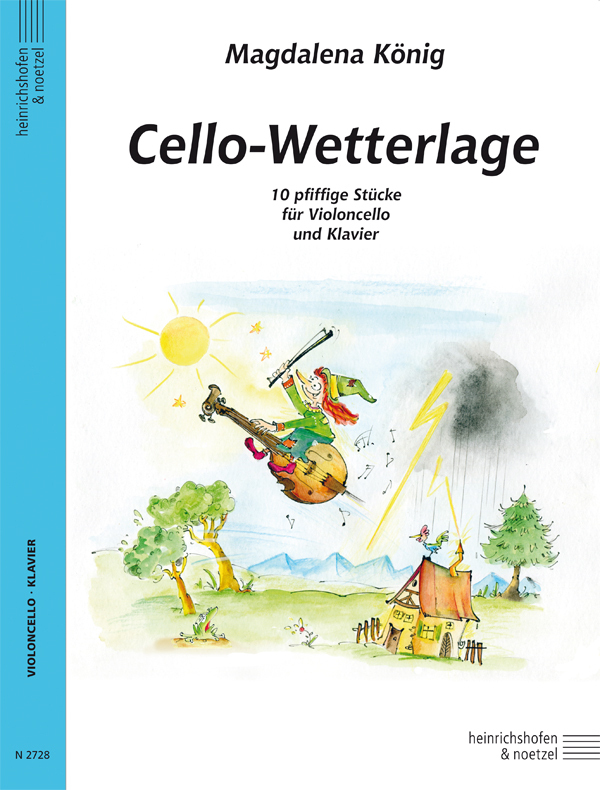 Cover: 9790204427284 | Cello-Wetterlage, Partitur und Stimmen | Magdalena König | Deutsch