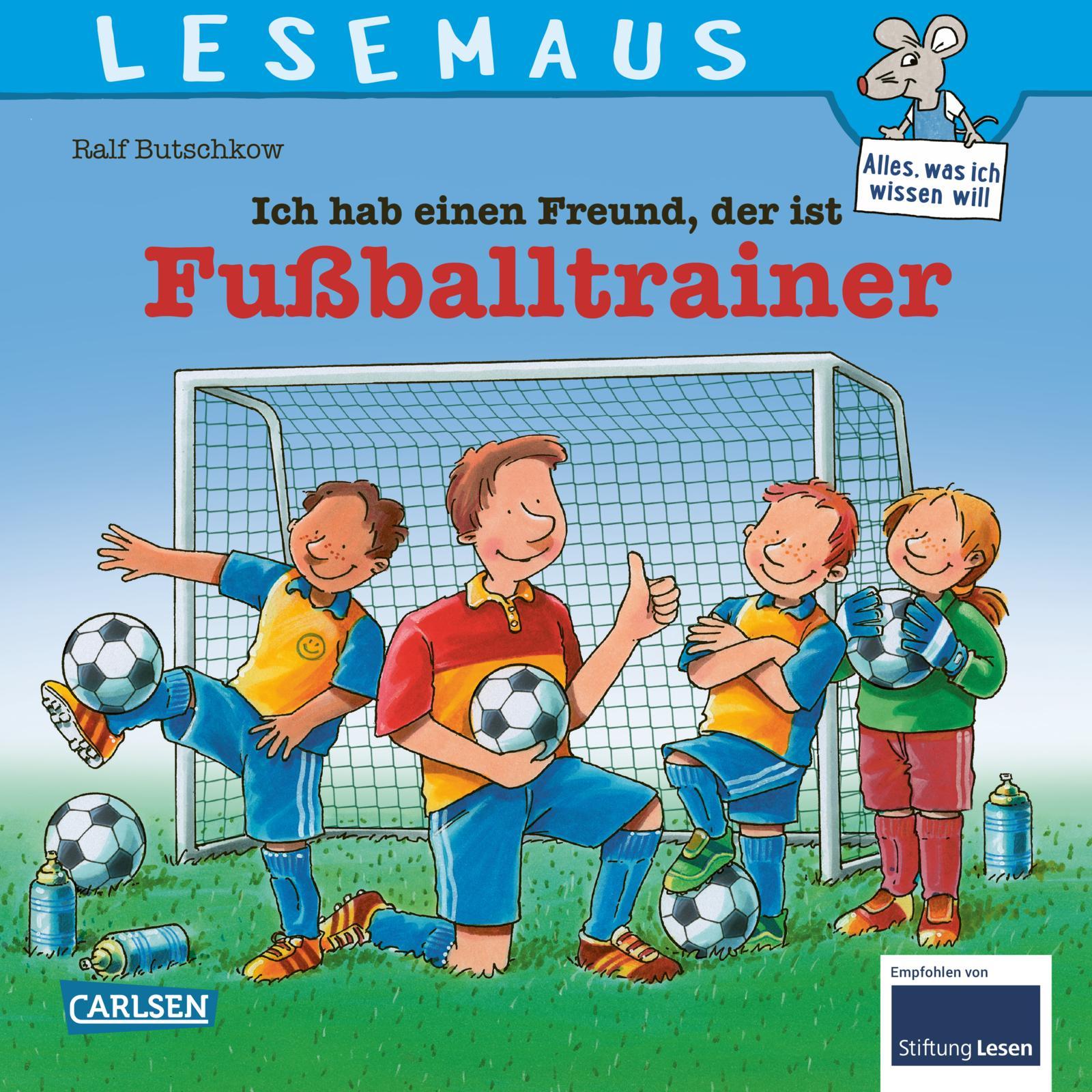 Cover: 9783551081001 | LESEMAUS 102: Ich hab einen Freund, der ist Fußballtrainer | Butschkow