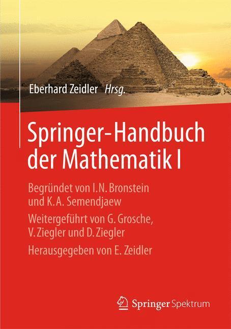 Cover: 9783658002848 | Springer-Handbuch der Mathematik I | Eberhard Zeidler | Buch | XII