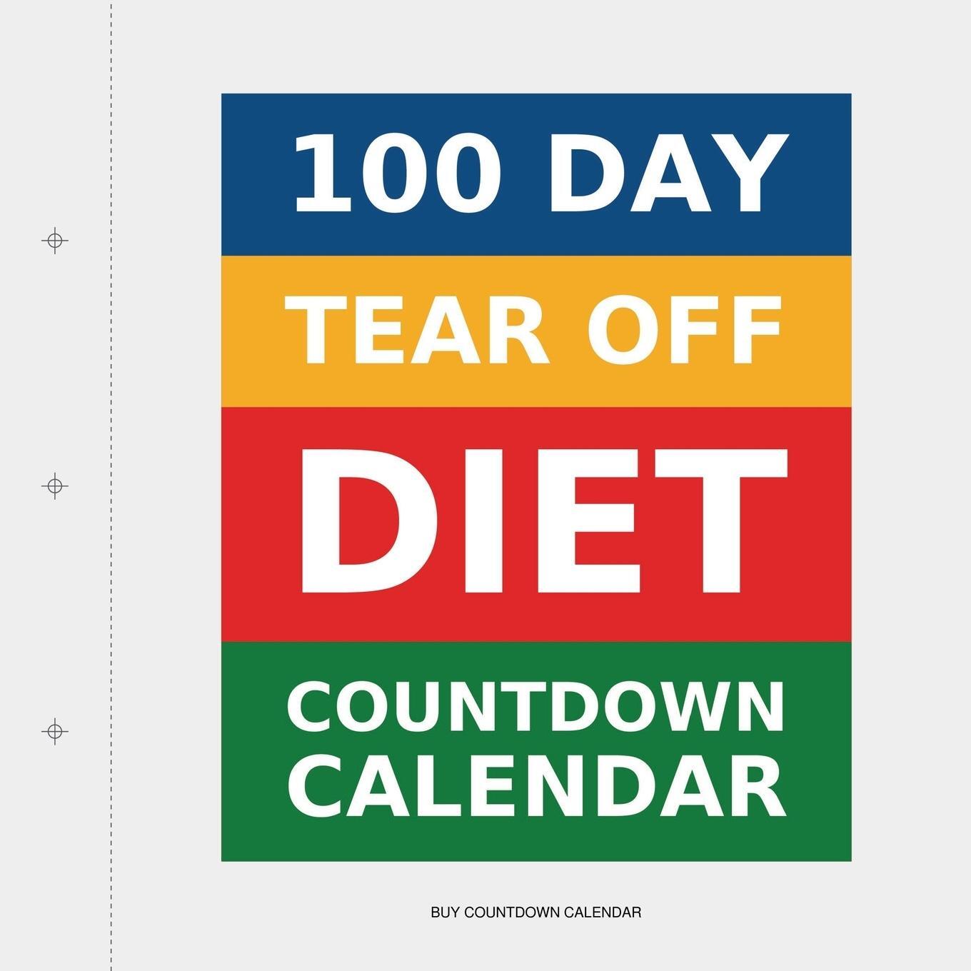 Cover: 9781922217561 | 100 Day Tear-Off Diet Countdown Calendar | Buy Countdown Calendar