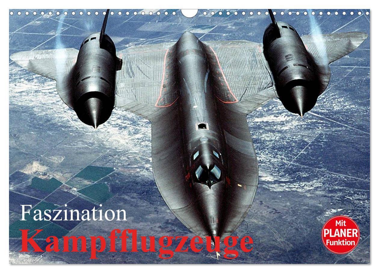 Cover: 9783675695702 | Faszination Kampfflugzeuge (Wandkalender 2024 DIN A3 quer),...