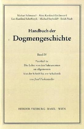 Cover: 9783451007347 | Die Lehre von den Sakramenten im allgemeinen. Faszikel.1a | Buch