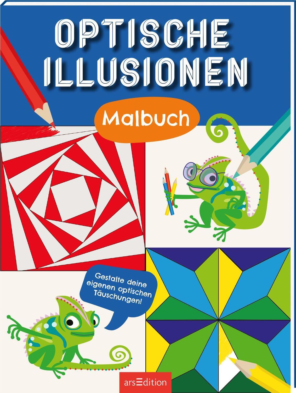 Cover: 9783845855110 | Optische Illusionen - Malbuch | Taschenbuch | Softcover | 40 S. | 2024