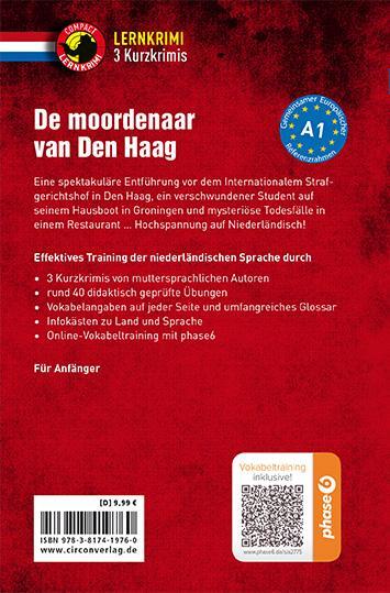 Rückseite: 9783817419760 | De moordenaar van Den Haag | Niederländisch A1 | Jakob Jansen (u. a.)