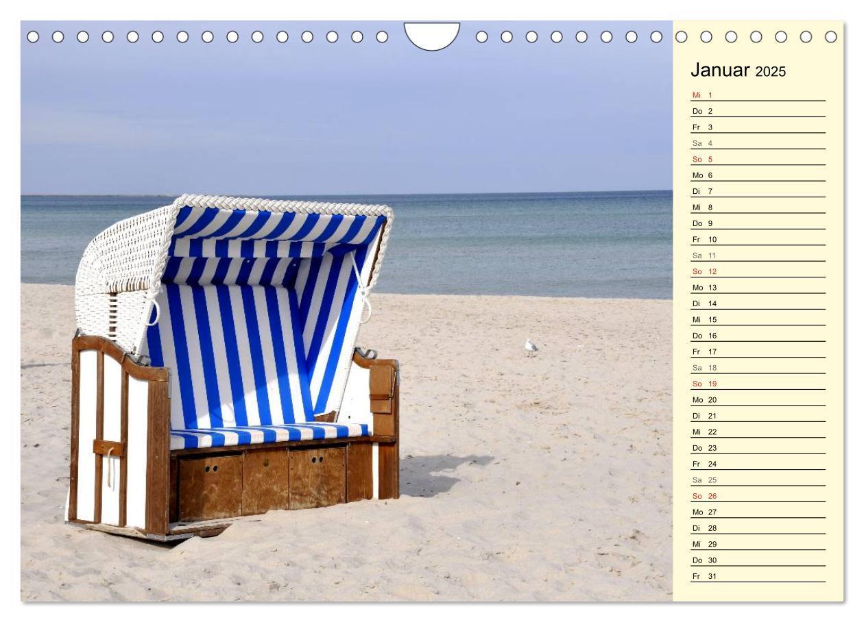 Bild: 9783435549641 | Die Ostsee (Wandkalender 2025 DIN A4 quer), CALVENDO Monatskalender