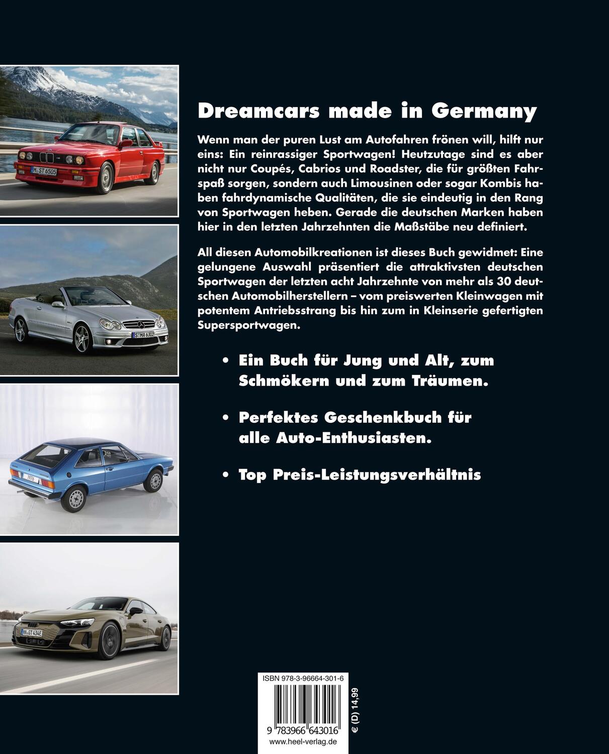 Rückseite: 9783966643016 | Deutsche Sportwagen | Die schönsten Modelle seit 1945 | Buch | 256 S.
