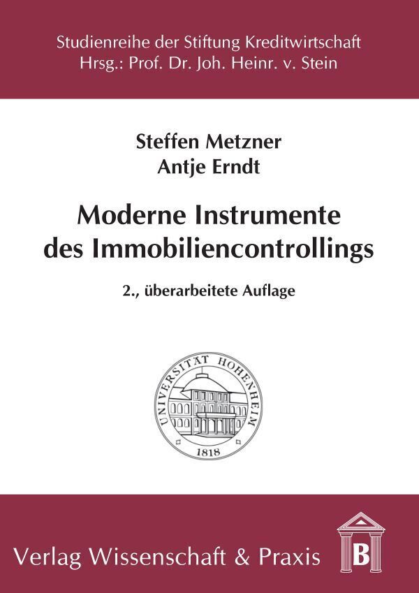 Cover: 9783896732514 | Moderne Instrumente des Immobiliencontrollings. | Metzner (u. a.)