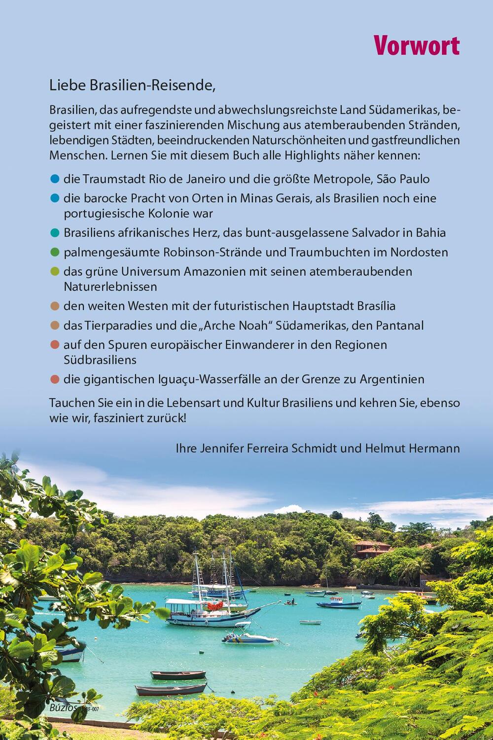 Bild: 9783896623560 | Reise Know-How Reiseführer Brasilien kompakt | Helmut Hermann (u. a.)