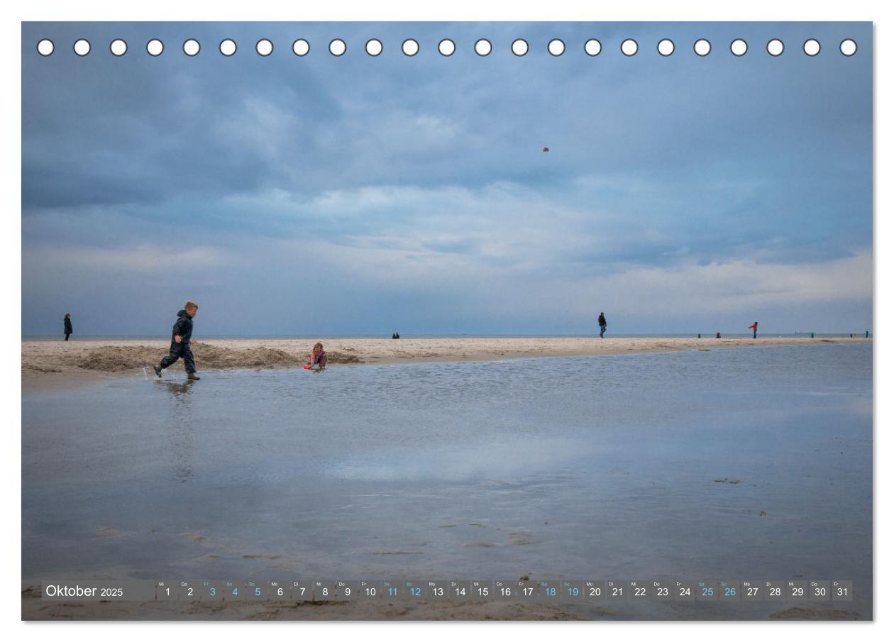 Bild: 9783435072835 | Am Strand von Langeoog (Tischkalender 2025 DIN A5 quer), CALVENDO...