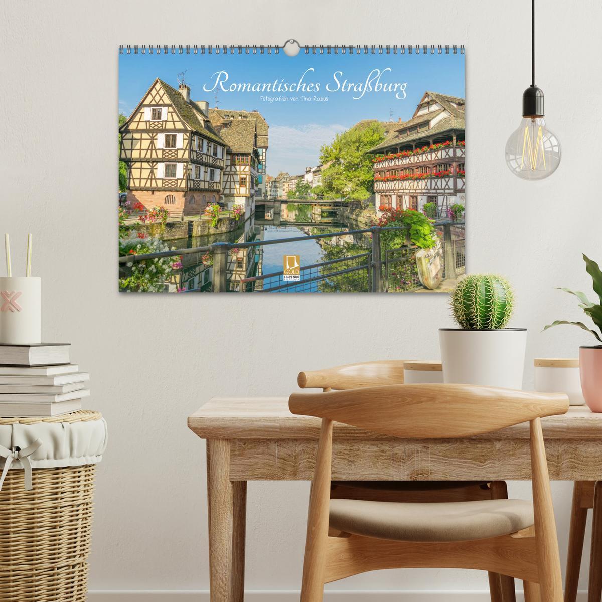 Bild: 9783435295524 | Romantisches Straßburg (Wandkalender 2025 DIN A3 quer), CALVENDO...