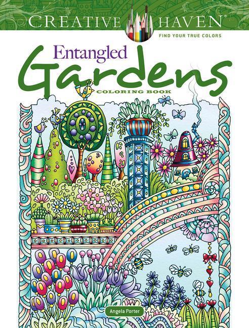 Cover: 9780486845463 | Creative Haven Entangled Gardens Coloring Book | Angela Porter | Buch