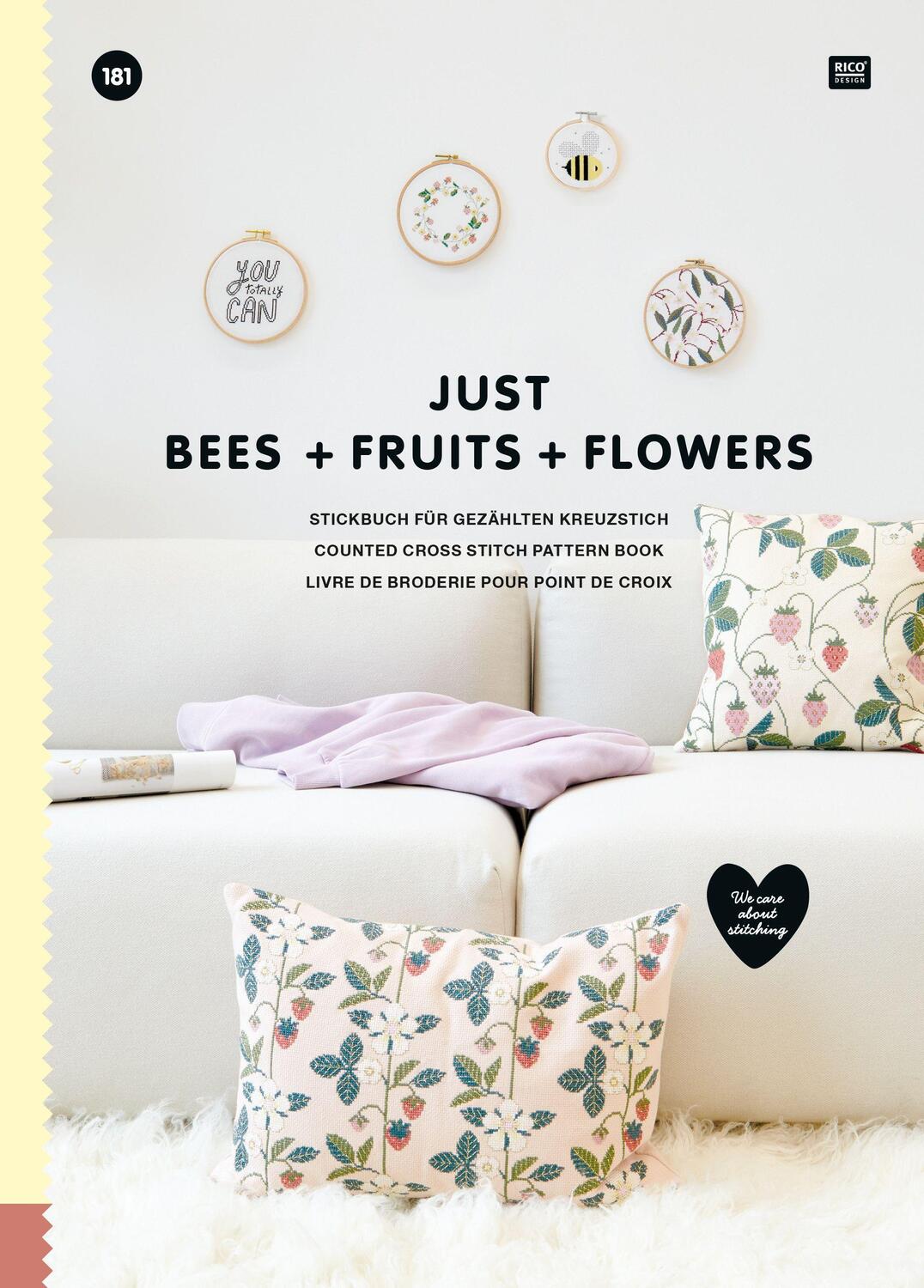 Cover: 9783960165088 | JUST BEES + FRUITS + FLOWERS | Rico Design GmbH & Co. KG | Buch | 2023