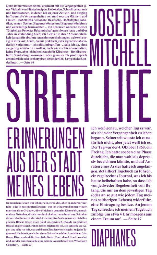Cover: 9783035804225 | Street Life | Erinnerungen aus der Stadt meines Lebens | Mitchell
