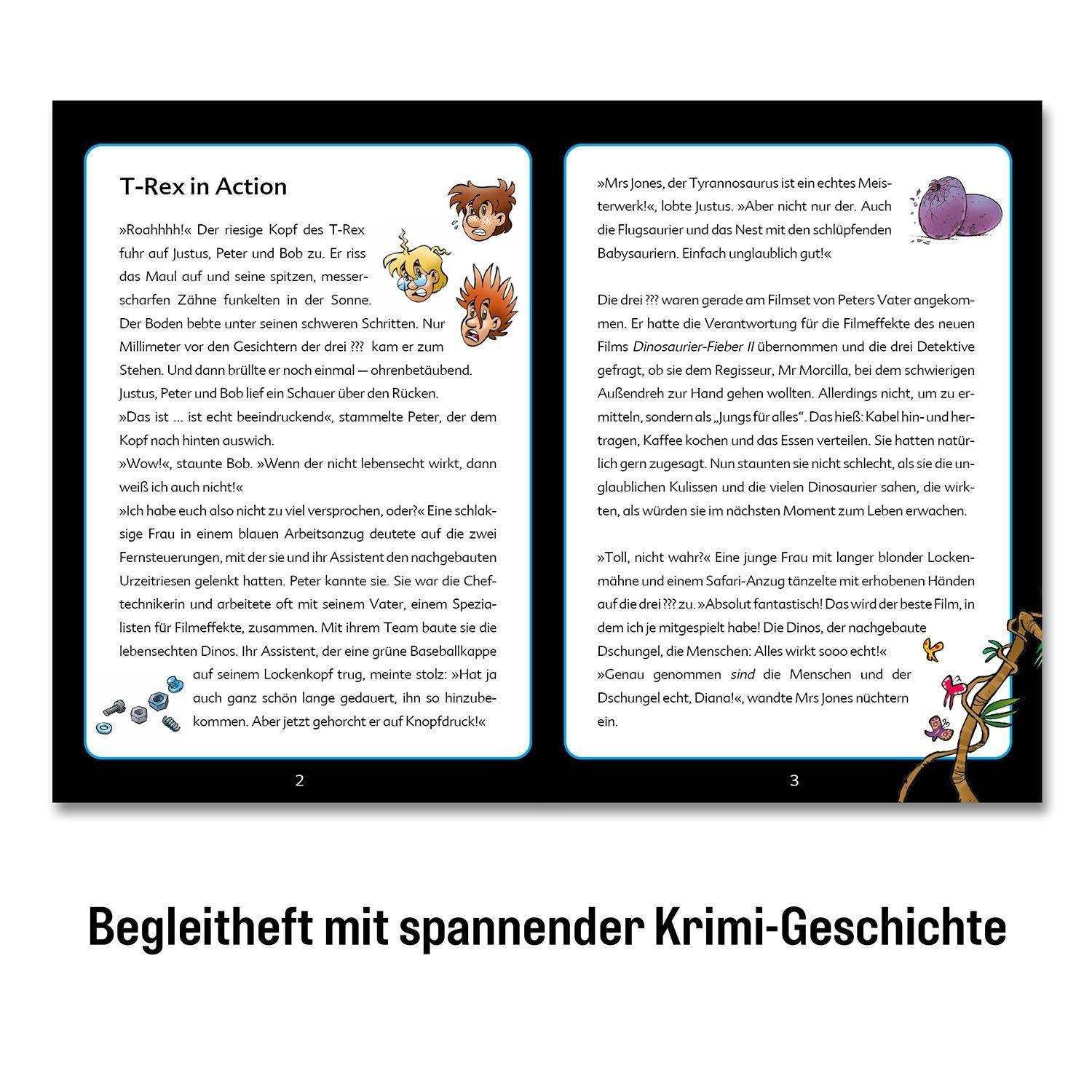 Bild: 4002051680657 | Krimi Puzzle: Die drei ??? Kids 200 Teile - T-Rex in Action (drei...