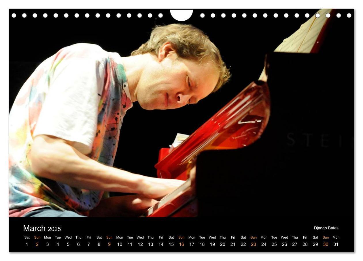 Bild: 9781325994519 | Jazz Pianists 2025 (Wall Calendar 2025 DIN A4 landscape), CALVENDO...